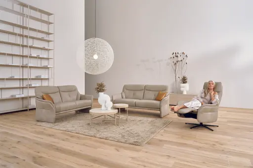  Modell Genf -  Sofa 3 - Sitzer und Sofa 2 - Sitzer
